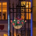 thumbnail image 4 of Artificial Hanging Basket Christmas Hanging Baskets Large Capacity Uv Resistance Coconuts Iron Christmas Outdoor Holiday Decorations, 4 of 7