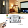 1/2/3 Gang Wireless Wall Switch RF 433Mhz Interruptor LED Push Button
