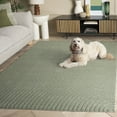 thumbnail image 3 of SAFAVIEH Selena Nancy Geometric High-Low Area Rug, Green, 8' x 10', 3 of 11