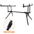 thumbnail image 4 of COONOR conjunto, alarmas de varilla de carpa ajustable 3 soporte de cebo con varilla de 3 polos soporte de varilla de varilla de mordaza Carp Rod varilla de cebo polo 3 conjunto de cebo Twirltide, 4 of 8