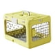 thumbnail image 4 of Jaula plegable para cachorros y gatos, jaula de viaje para aerolíneas, transpirable, reutilizable, plegable, caja de transporte para gatos, perrera Amarillo, 4 of 8