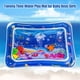 thumbnail image 2 of Alfombra del piso Colchoneta de agua para el tiempo de la barriga para bebés, niños y niñas, colchoneta inflable de PVC para juegos de agua para niños pequeños, centro de actividades de juego divertid Meterk Alfombra del piso, 2 of 7