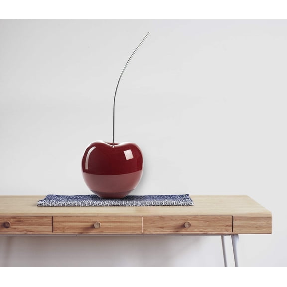 Large Red Wine Cherry Sculpture 25" Tall