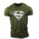 thumbnail image 1 of Superman Vascular Gym Training Top Short Sleeve T-shirt-2, 1 of 1