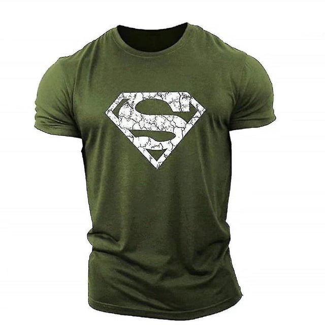 Superman Vascular Gym Training Top T-shirt à manches courtes-2
