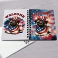 thumbnail image 4 of Pug Patriotic Welcome for 4Th of July Independence Day Spiral Bound Journal Dog Lover Gifts 5x7in Spiral Notebook - 00010, 4 of 5