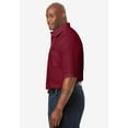 thumbnail image 3 of KingSize Men's Big & Tall Wrinkle-Free Short-Sleeve Dress Shirt, 3 of 6