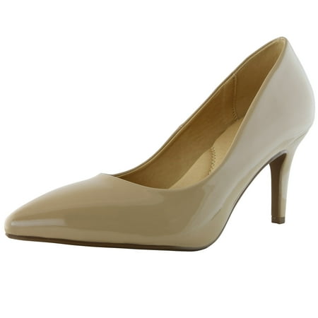 High Heels Stiletto Dress Pumps High Heel Pump Pointed Toe Dress Heel Work Party Fashion Casual Summer Outside Shoes Stiletto Pumps Crystal-02 Beige