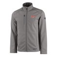 thumbnail image 2 of Men's Cutter & Buck  Gray Dayton Flyers Vault Evoke Eco Softshell Recycled Full-Zip Jacket, 2 of 3