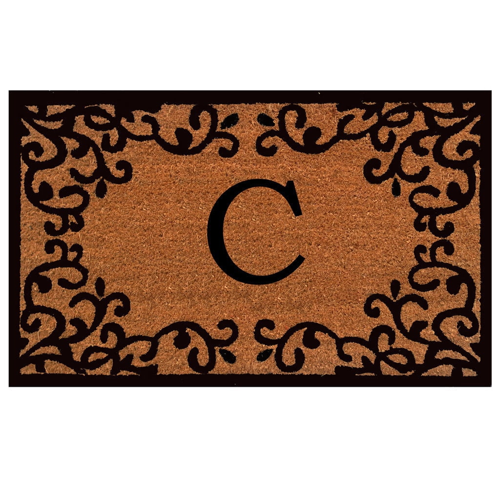 Calloway Mills Chateaux Monogram Outdoor Doormat 18" x 30" (Letter A)