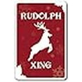 thumbnail image 2 of SignMission Z-A-1014-Rudolph Xing 14 in. Rudolph Xing Aluminum Sign - Santa Christmas Reindeer Holiday Season, 2 of 4