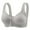 Dark Gray, variant on Jamicy Womens Underwear Womens Daily Wear Front-Closure Cotton Bra Comfort Bra for Women Breathable Unlined Full Coverage Wireless