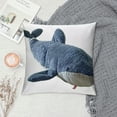 thumbnail image 2 of Blue Whale Plush, Stuffed Animal, Plush Toy, Gifts for Kids, Cuddlekins  Inches, 2 of 5