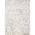 thumbnail image 1 of Bashian S217-WH-5X7.6-VW220 Norwalk Collection Abstract Contemporary Wool & Viscose Hand Tufted Area Rug, White - 5 ft. x 7 ft. 6 in., 1 of 1