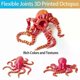 thumbnail image 4 of 27CM 3D Printed Octopus Figurine with Flexible Joints For Home Office Desk Decor Ocean Animal Table Ornament Ideal Gift Toy, 4 of 5