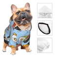 thumbnail image 3 of Disketp Kawaii Sushi Dog Hoodie Dog Clothes with Hat, Pet Winter Clothes Warm Hoodies Coat for Small Dogs-Medium, 3 of 7