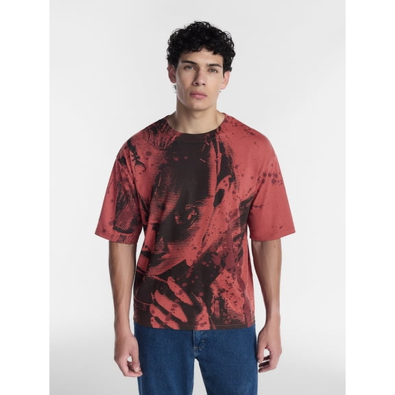 Chucky Men's and Big Men's Halloween Graphic Tee with Short Sleeves, Sizes XS-5XL