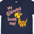 thumbnail image 4 of Inktastic My Glamma Loves me- cute giraffe Boys or Girls Toddler T-Shirt, 4 of 5