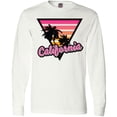 thumbnail image 3 of Inktastic California with Triangle and Palm Trees Long Sleeve T-Shirt, 3 of 5
