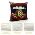 thumbnail image 4 of COMIO  Fashion Black Red Decorative Throw Pillow Covers, Red and Black Lips Room Decor, Burning Dollar Money Square Pillowcases for Women Girls Sofa Bedroom Living Room, 4 of 5