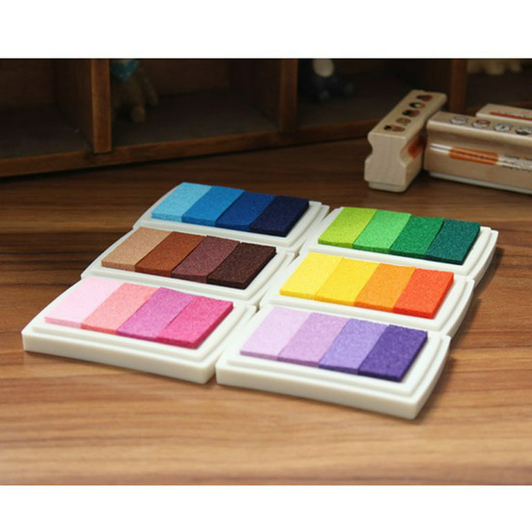 Colorations® Candy Colors Jumbo Washable Stamp Pads - Set of 6