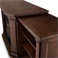 thumbnail image 3 of Pemberly Row Solid Wood Entertainment Electric Fireplace in Oak, 3 of 14