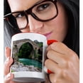 thumbnail image 2 of 3drose, Roman Bridge Spanning the Sella River, Cangas De Onis, Asturias, Spain, 11oz Two-tone Red Mug, 2 of 6