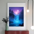 thumbnail image 2 of Diamond Art Kits for Adults - 5d Moonlit Waterfall Serenity Scene Diamond Painting for Adults, Diamond Art for Adults Beginners, Diamond Painting Kits for Adults for Home Wall Decor, 2 of 7