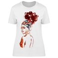 thumbnail image 1 of Watercolor Black Woman Beautiful T-Shirt Women -Image by Shutterstock, Female Medium, 1 of 4