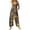 Dark Gray, variant on Womens Halloween Jumpsuits Candy Skull Halter Backless Spooky Overalls Castle Skeleton Wide Leg Funny Rompers, 2XL