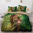 thumbnail image 4 of 3D Bedding Set Black Duvet Quilt Cover Set Comforter Cover Pillowcase King Queen Size Animal Tiger Printed Polyester Quilt Cover, 4 of 6