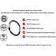 thumbnail image 4 of 2pcs Quick Slim Titanium Ion Magnetic Therapy Lymphatic Detoxification Bracelet Silicone Bracelet Anti-static, 4 of 5