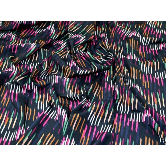 John Kaldor Crepe De Chine Fabric Multicoloured - per yard