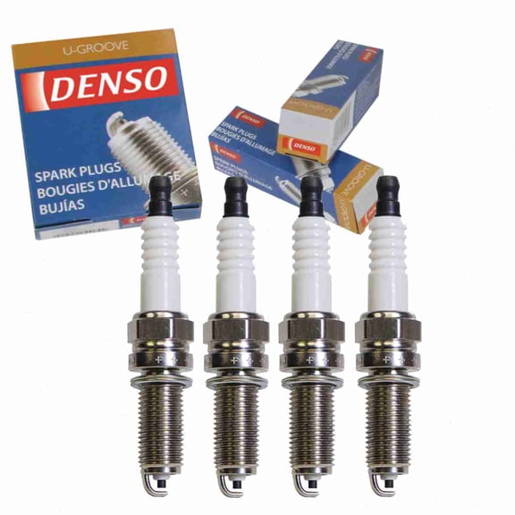 4 pc DENSO Standard U-Groove Spark Plugs compatible with Hyundai Elantra 1.8L 2.0L L4 2015-2017