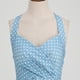 thumbnail image 4 of Vestido estilo Hepburn de lunares, años 50 y 60, estilo vintage, corte en A, espalda descubierta, cuello halter, estilo pin up, rockabilly, para mujer, estilo retro de fiesta de verano, 4 of 6