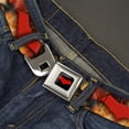 thumbnail image 2 of DC Comics Belt, Seatbelt Buckle Belt, Red Hood And the Outlaws 29 Shooting Explosion Cover Logo, 34 to 52 Inches, 2 of 9