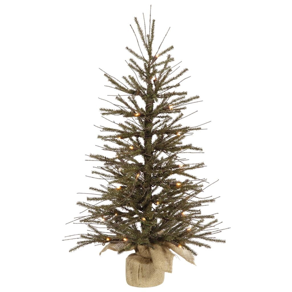 Vickerman 24" Vienna Twig Artificial Christmas Tree, Unlit Walmart