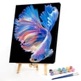 thumbnail image 2 of Guppy lienzo pintura sin marco pintura al óleo por números pared arte carteles imágenes Likrtyny Arte deco, 2 of 9
