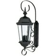 thumbnail image 2 of Capital Lighting Carraige House 3-light Black Outdoor Wall Lantern, 2 of 2