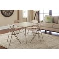 thumbnail image 2 of Cosco 5 Piece Folding Table And Chair Set Black, 2 of 2