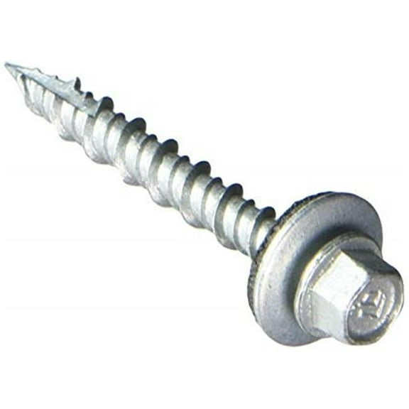 Hillman Fasteners 250491 LB 10 x 1 in. Metal to Wood Self-Drilling Roofing Screws, White