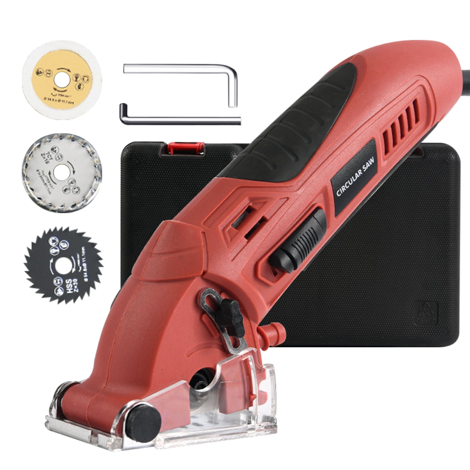 Kkmoon Circular Saw Compact Electric Circular Saw With 3 Saw 3400Rpm