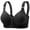 Black Bra for Women, variant on AINIYS Soft Cup Bra Secure Fit Bra for Women Wireless Front Clousure Cleavage Bra Thin Fabric Bralettes Lift and Support Push-Up Bra Breathable Everyday Bras Plus Size Bralette Purple S