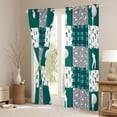 thumbnail image 3 of Feelyou Modern Golf Sport Black Out Curtains, Grey Green Patchwork Curtains Pack of 2 (42x63 Each), Teens Kids Boys Girls Bedroom Curtains, Blackout Curtains Home Decor, 3 of 6