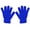 Blue, variant on Unisex Solid Color Knit Winter Warm Gloves Classic Basic Cold Weather Gloves for Daily Commuting Running Outdoor Sports Hot Pink One Size