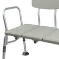 thumbnail image 2 of McKesson Transfer Bath Bench with Back, Removable Arm Rail - Aluminum Frame, 2 Ct, 2 of 5