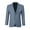 Nattier Blue, variant on Men's Premium Stretch Classic Fit Suit Jacket Separate Coat-Regular and Big & Tall Sizes Long-Sleeve Button-Front Blazer,Navy Blue,XXL