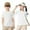 White, variant on 3-Pack Kids Short Sleeve T-Shirts, Breathable UPF 50 Quick-Dry Mesh Solid Tees for Boys & Girls