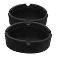 thumbnail image 6 of FELTECHELECTR Silicone Wine Bottle Holder Coasters with Anti Slip Base for Home Use Black 2 Pcs, 6 of 8