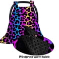 thumbnail image 3 of Funda térmica para cesta de bebé con estampado de leopardo, funda para carrito, funda para asiento infantil, 3 of 5